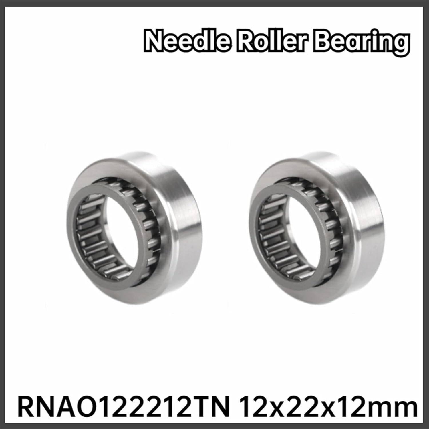 1PCS Needle Roller Bearings 12NQ2410 NK122410.2RS 12 * 24 * 10mm with Sealing Ring NK143012.2Rs 14 * 30 * 12mm(RNAO122212TN)
