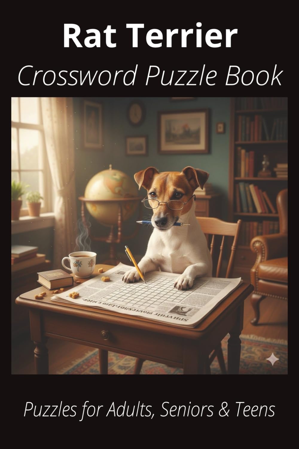 Rat Terrier Crossword Puzzle Book: Crossword Puzzles with Easy-to-Read Print About Rat Terriers, Loyal Companions, Training, Fun Facts & More | 6x9”, ... Pet Lovers, Vacations, and Relaxing Moments