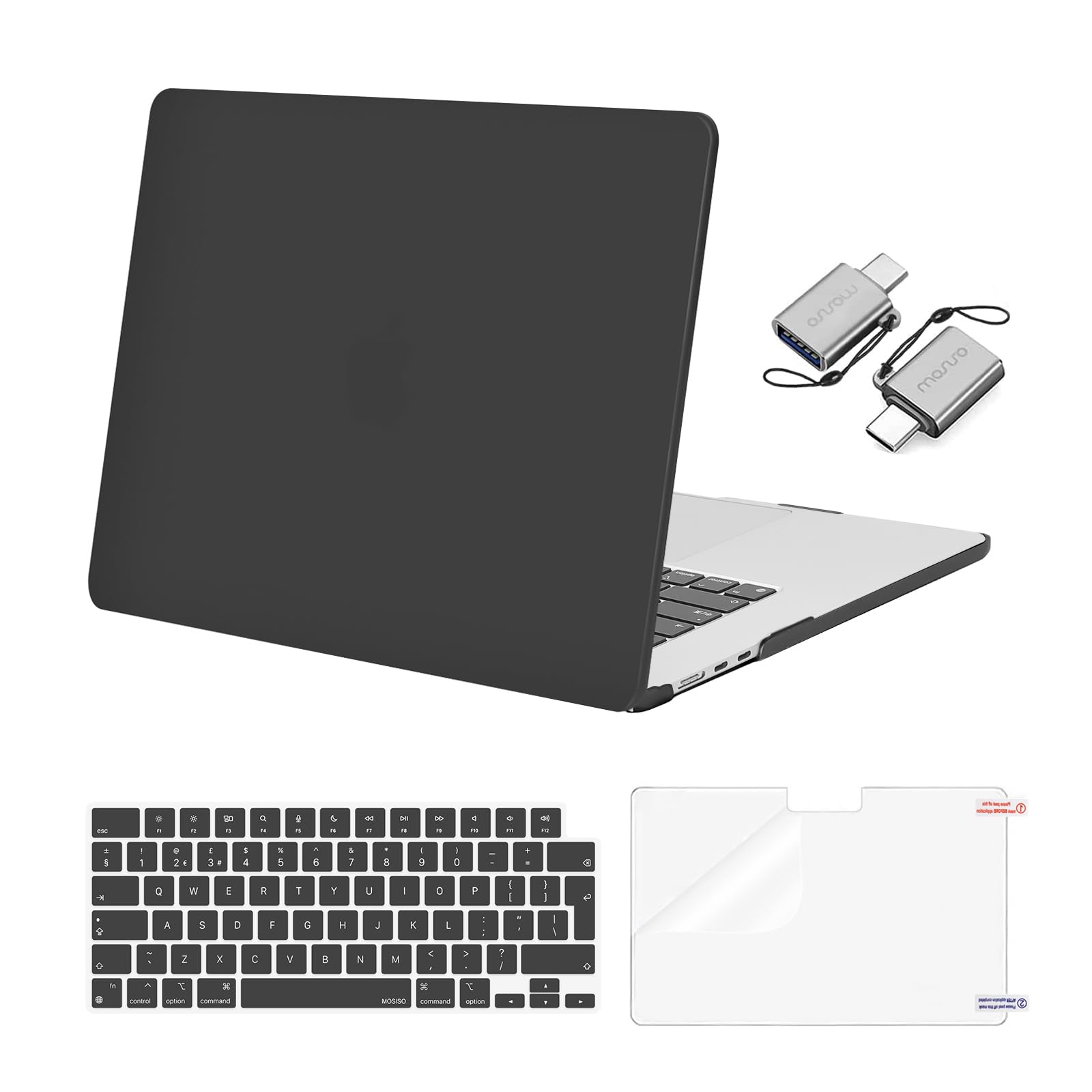 MOSISO Compatible with MacBook Air 15 inch Case 2026-2023 M5 M4 M3 M2 A3448 A3241 A3114 A2941