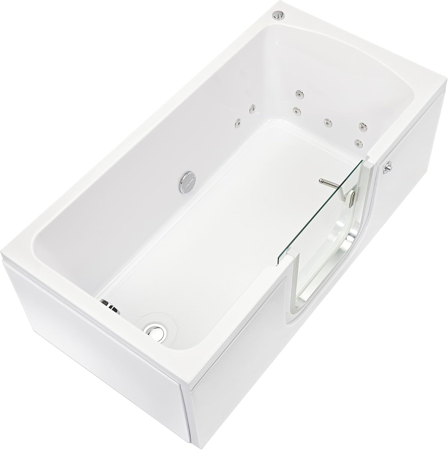 Ella Laydown 32x72 Hydro Massage Walk in Bathtub Left Drain