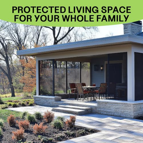 Stainless Steel Window Screen Mesh, Metal Window Screen Replacement, Ultra HD Invisible Screen Door Mesh, Porch Screens for Patios Outside Outdoor, Heavy Duty Window Screens 48"x25' by Ailinscn - Used condition - Image 8