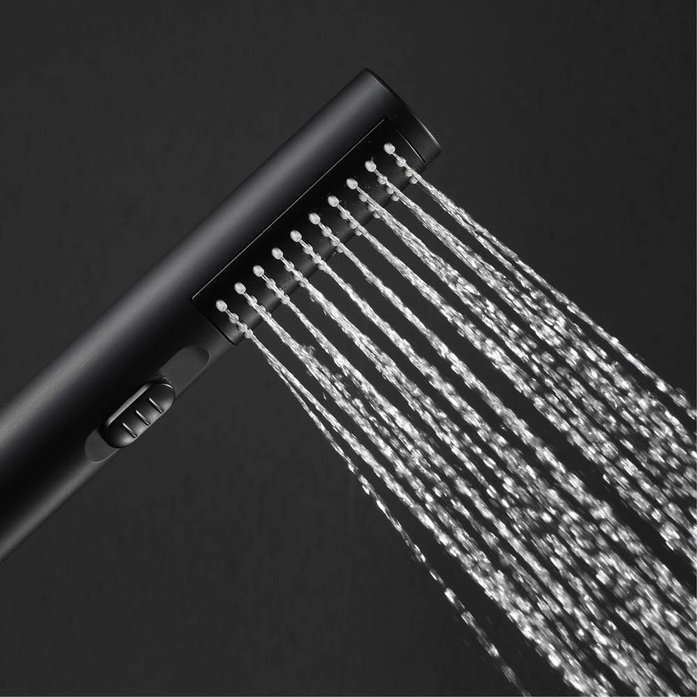 Hand Held Shower, High Pressure 2 Functions Handheld Shower Head with Hose, Wall Mounted High Flow Shower Head Hand-Held, Shower Accessories