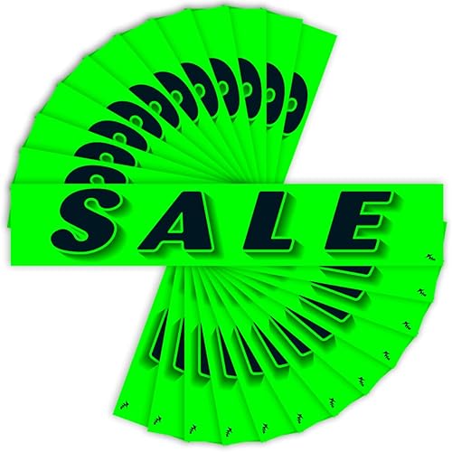 Miniatura 8 de Versa Tags - Calcomanías para concesionarios, paquete de 12 calcomanías para venta, calcomanías de eslogan para parabrisas, caravanas, camiones,