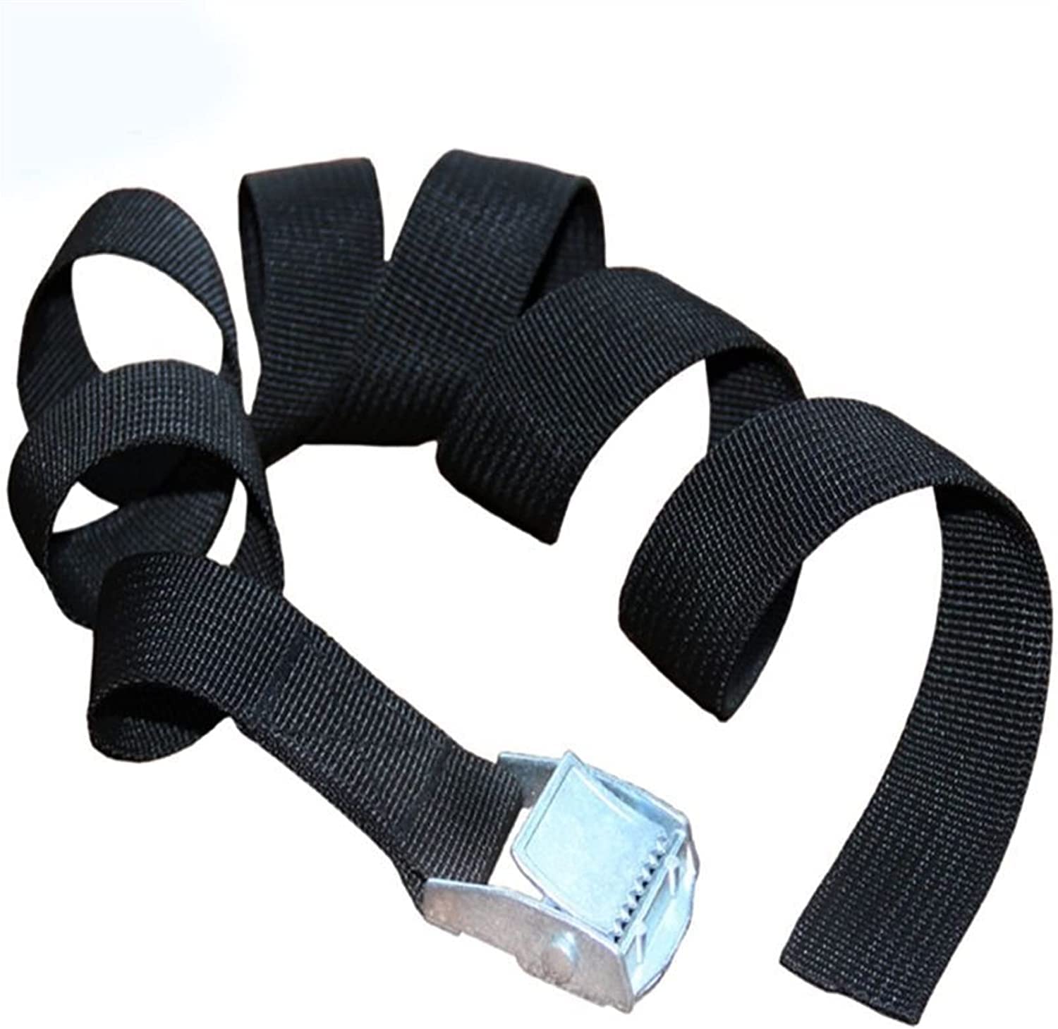 Cinghie di ancoraggio, Cinghie di ancoraggio con fibbia da 1 m Cinghie di carico for auto Motocicletta con fibbia in metallo Corda di traino Cintura a cricchetto resistente Ancoraggio regolabi