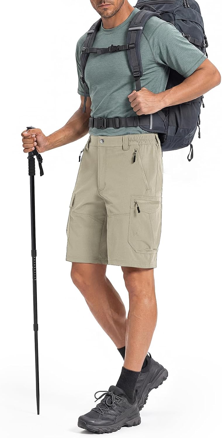 Moosehill Men's Hiking Cargo Shorts: Quick Dry Lightweight image 2