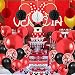 Jollyboom Artículos para Fiestas temáticas de Mickey y Minnie Globos de Guirnalda...