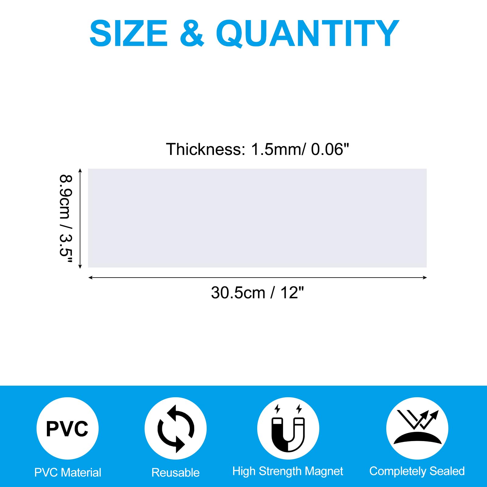 PATIKIL 12"x3.5" Magnetic Vent Cover - Image 2