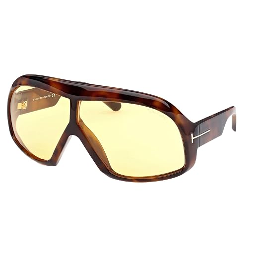 Tom Ford CASSIUS-02 FT 0965 Dark Havana/Light Brown Yellow 78/4/125 unisex Sunglasses