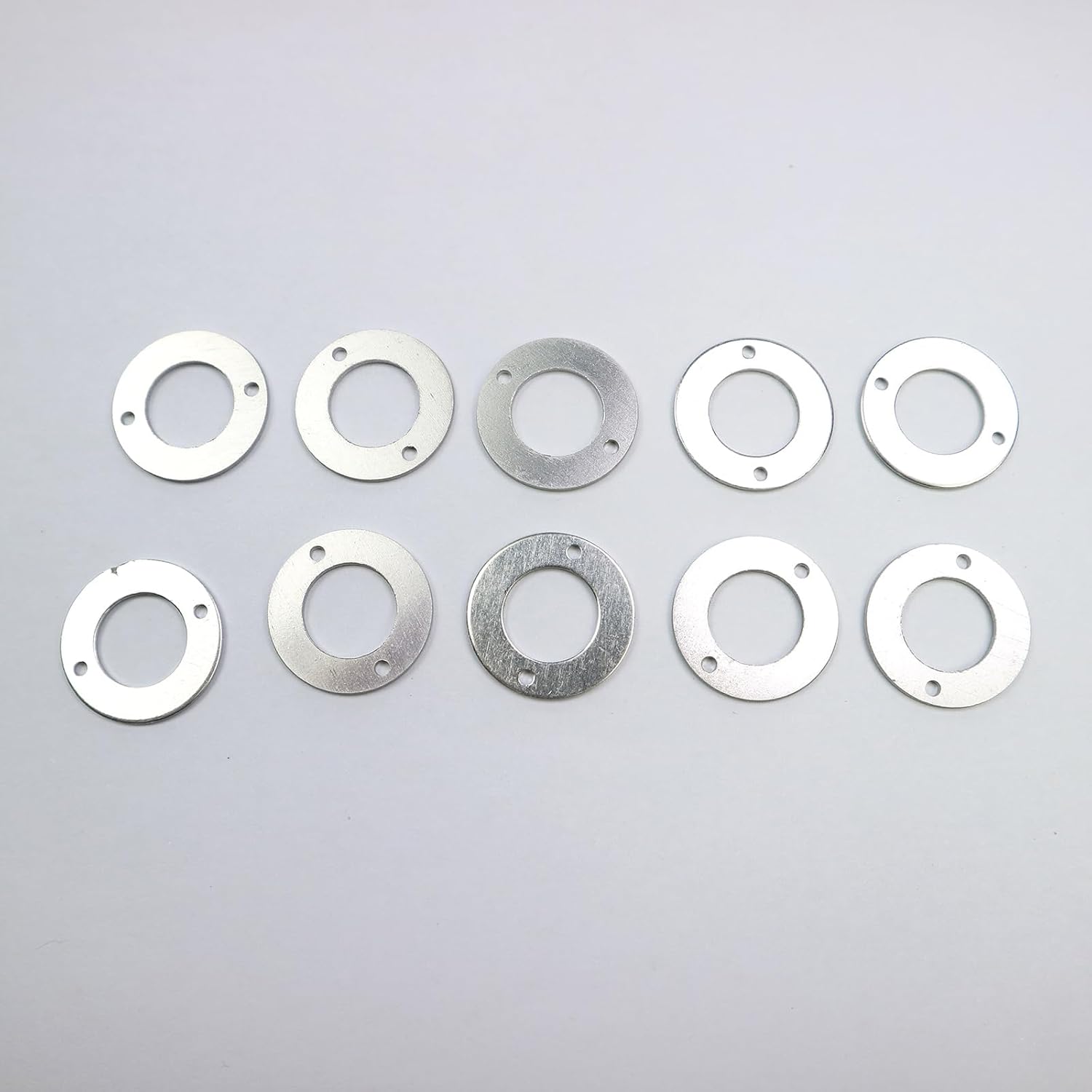 100PCS A Package 093245-0040 Aluminium Leak Off Washer Compatible with Mazda Injector, Sizes 22x12x1MM, 2 Holes