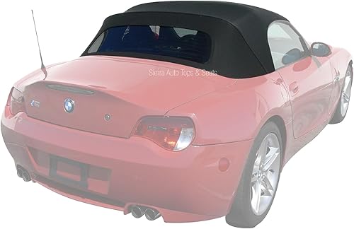Miniatura 2 de Sierra Auto Tops Convertible Top Reemplazo para BMW 2003-2008 Z4, TwillFast RPC Canvas, negro, ventana de vidrio calefactable