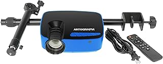 Flare 100 Digital Art Projector with Adjustable Monopod Stand, Blue/Black – 1080p Native Resolution, Built-In Art Grids for Drawing and Tracing, WiFi and HDMI Compatible