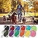 Hundeleine, Nylon, 152 cm, 12 Farben, Welpenleine, Lange Leine, Welpen-Zugseil für kleine, mittelgroße Hunde, Training, Spielen, Camping oder Hinterhof, leuchtende Farben, 12 Stück