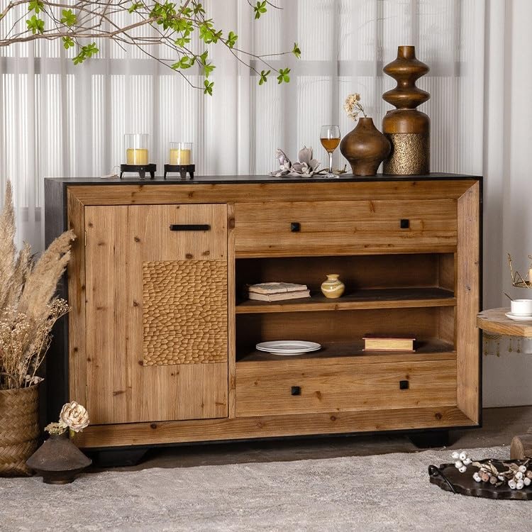 Credenza Credenza Della Cucina Credenza Vintage Invecchiata For La Casa, Il Soggiorno, L'armadietto Da Tè, Pensione, L'ingresso In Stile Di Fascia Media, I Mobili Cucina Credenza Mobile bar