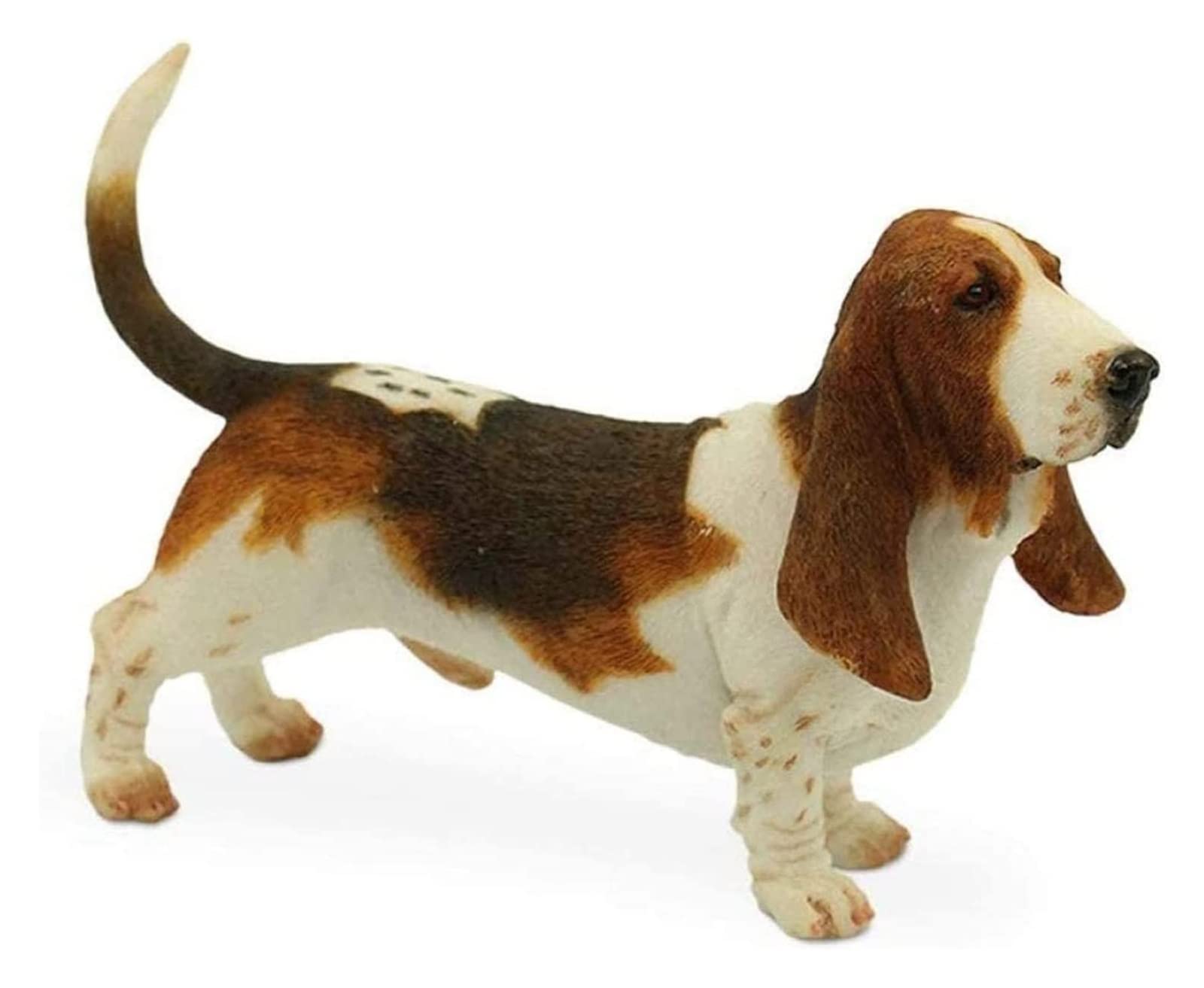 YNIYUJKL Sculpture Desktop Ornament Ideal For Gift Statues For Yard And Garden Sculptures Statues Figurine Collectible Figurines Basset Hound Simulation Dog Model Sculpture Crafts Car