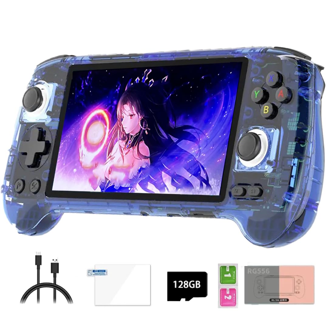 Amazon.com: JOYFUNPLAY RG556 Retro Handheld Game Console with 4000 