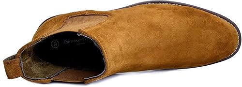 Miniatura 7 de Bruno Marc - Botines tipo Chelsea de gamuza y piel para hombre