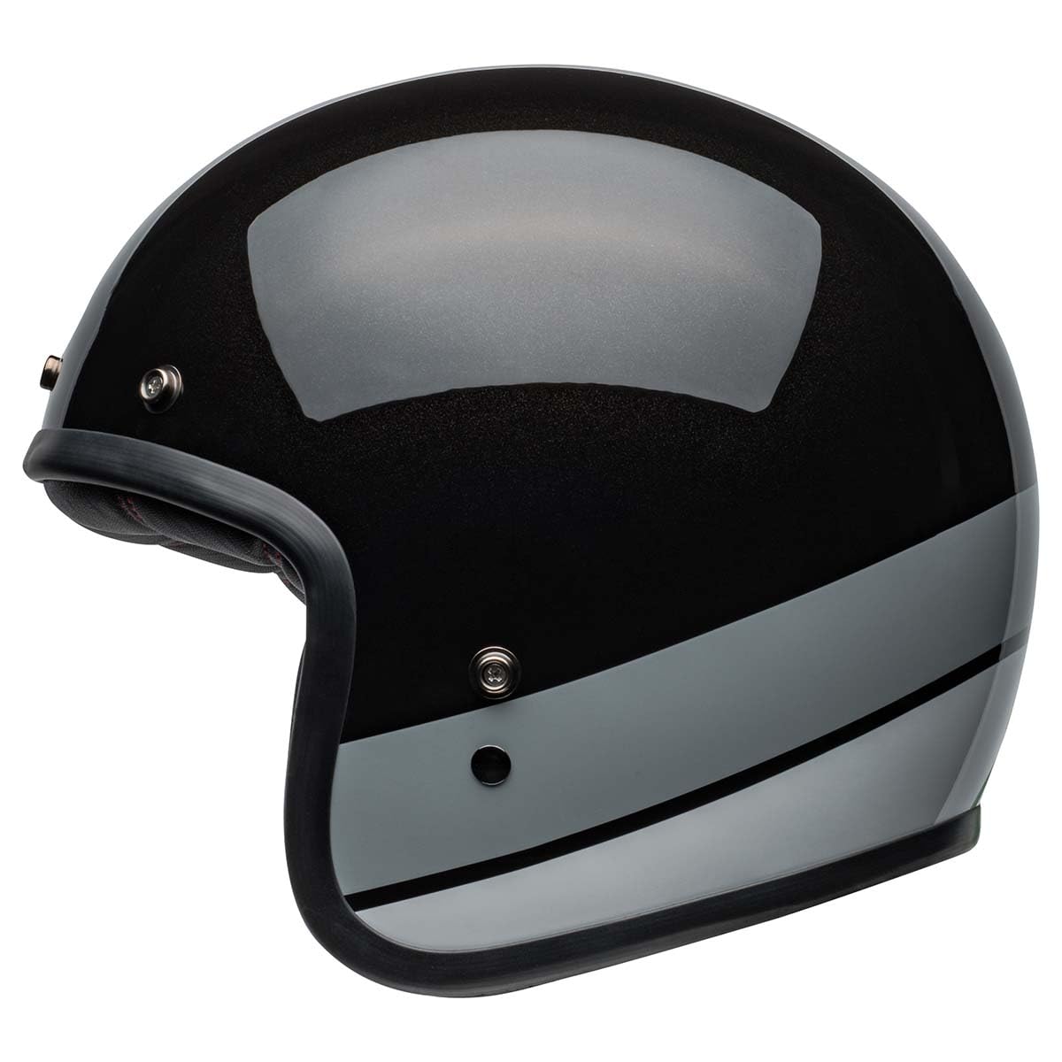 Bell Powersports Custom 500 Apex Gloss Black Flake Medium : Everything Else