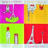 Wunderschöne bunte Servietten aus Papier mit Städte Motiven: Barcelona, Paris, London, Rom