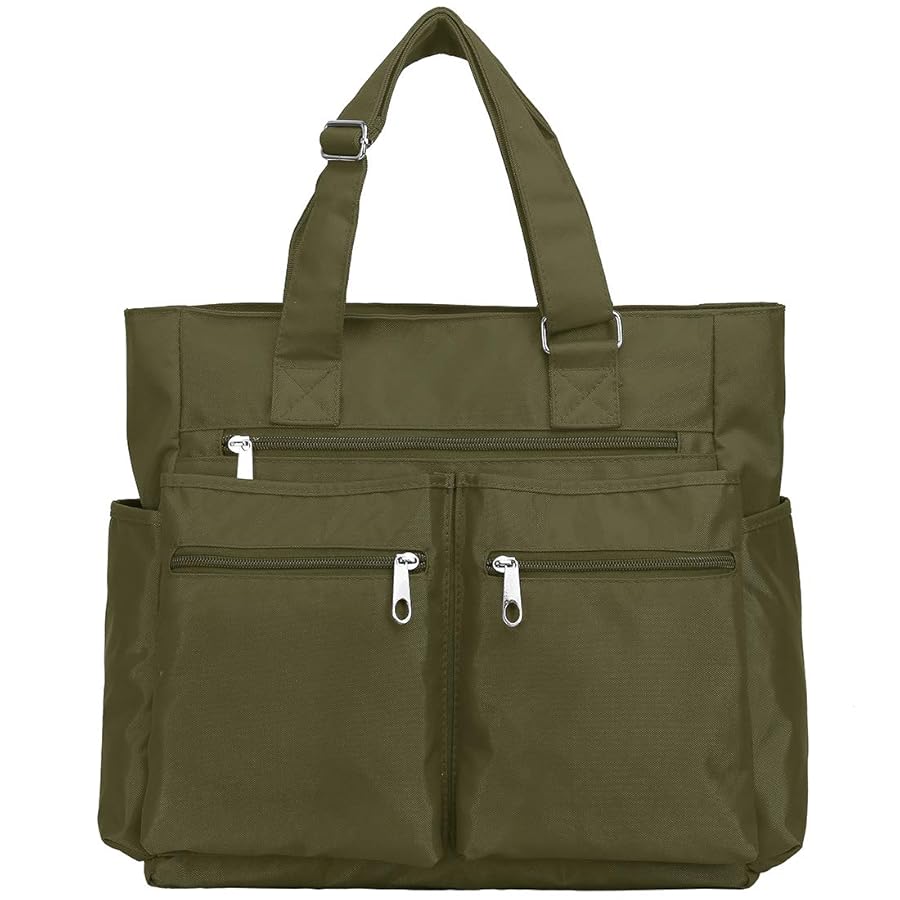 ショルダーバッグ・ポシェット GREEN STUFF Full Moon Tantan Large Canvas Bag 1 black L Amazon.com: Canvas Tote Bag Waterproof Nylon Multi Pocket