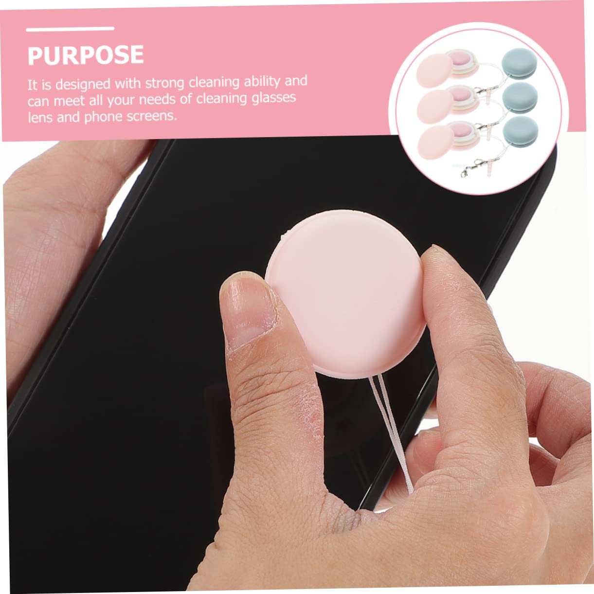 30 Stück Macaron Reinigungstücher Schnapsgläser Smartphones Brillen Linsenreiniger Brillenputztuch Tablet Reiniger Brillenreiniger Glasputztuch FOMIYES