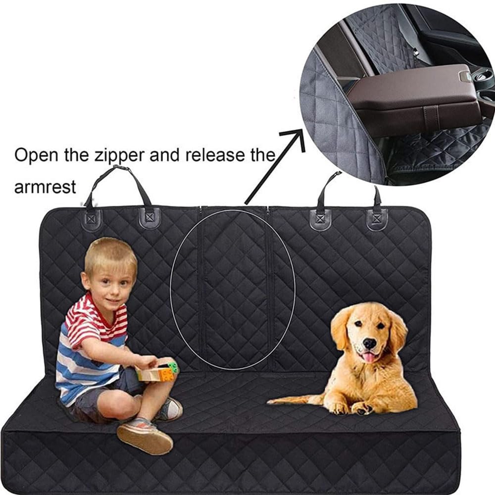 Housse Protection Voiture Chien Siège Arrière, pour Toyota Yaris Cross/Hybrid 2020 2021 2022 2023 2024 2025 2026 Imperméable et Anti-déchirure Antidérapant avec Protecteur latéral