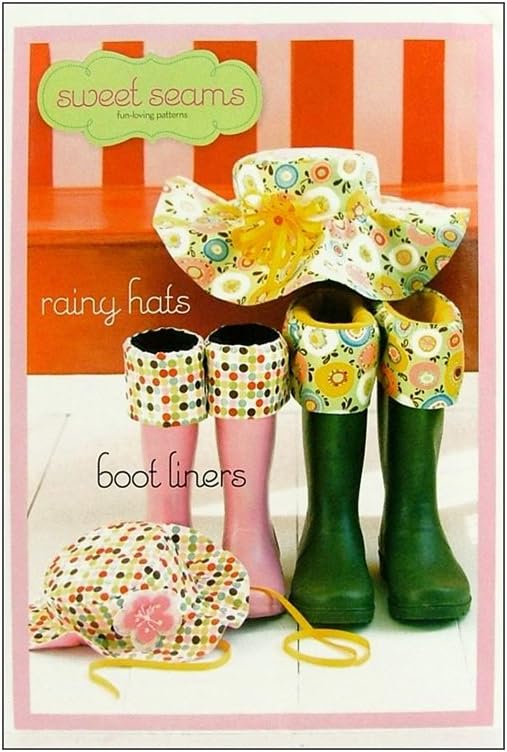 Sweet Seams Rainy Hats Boot Liners Ptrn