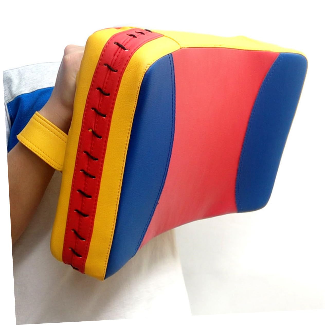 Mipcase Scudo da Boxe Curvo Rinforzato con Imbottitura Spessa per Protezione e Assorbimento Urti Pad Kick Taekwondo per Allenamento Karate e MMA Adatto e Adulti