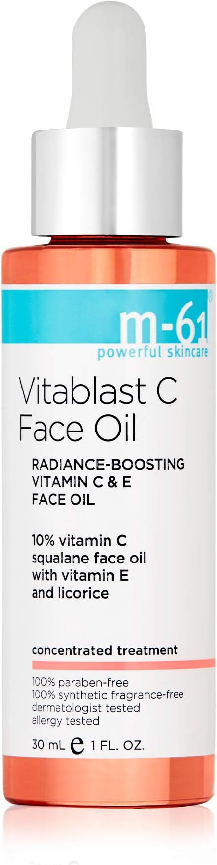 M-61 Vitablast C® Face Oil - Radiant glow face oil with 10% vitamin C, E, licorice root extract & plant-derived squalane