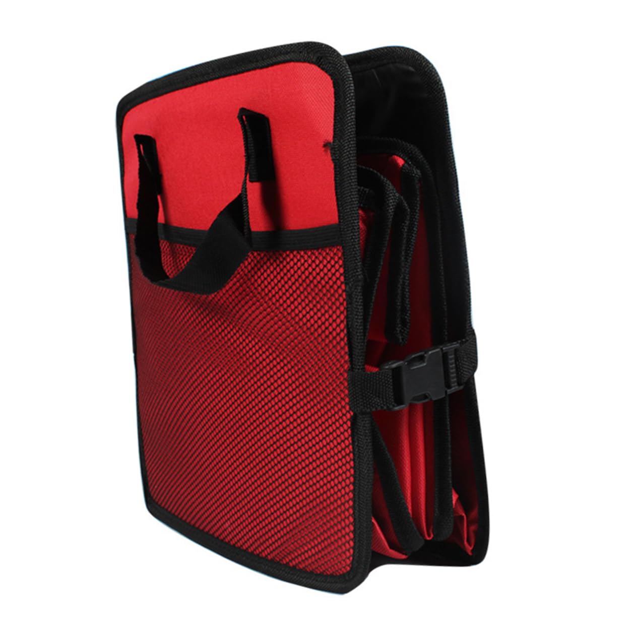 Organisateur de coffre pliable en tissu Oxford noir pour rangement auto