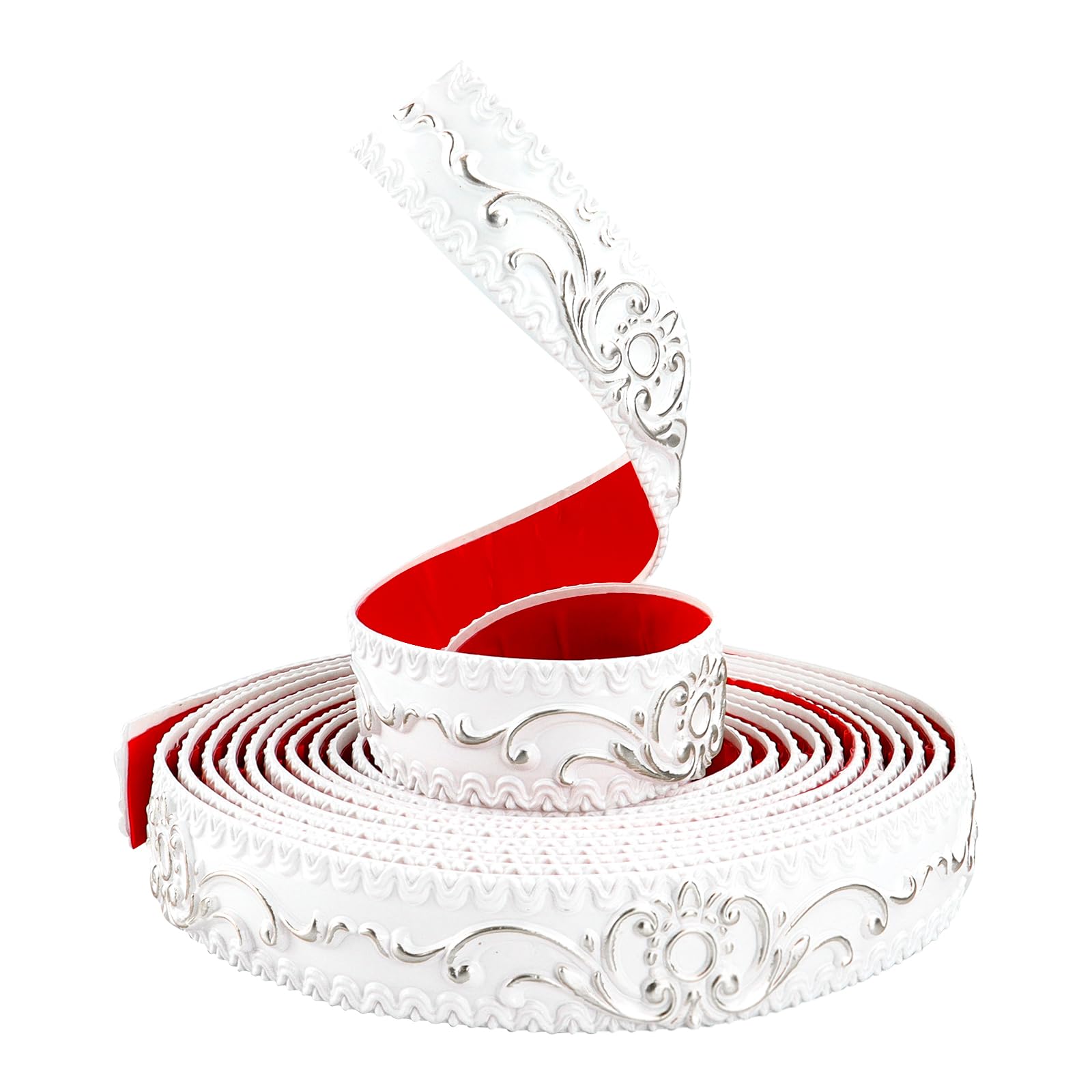 Modanatura Adesiva Flessibile 5m - Cornice 3D Per Pareti, Specchi, Decorazione Casa