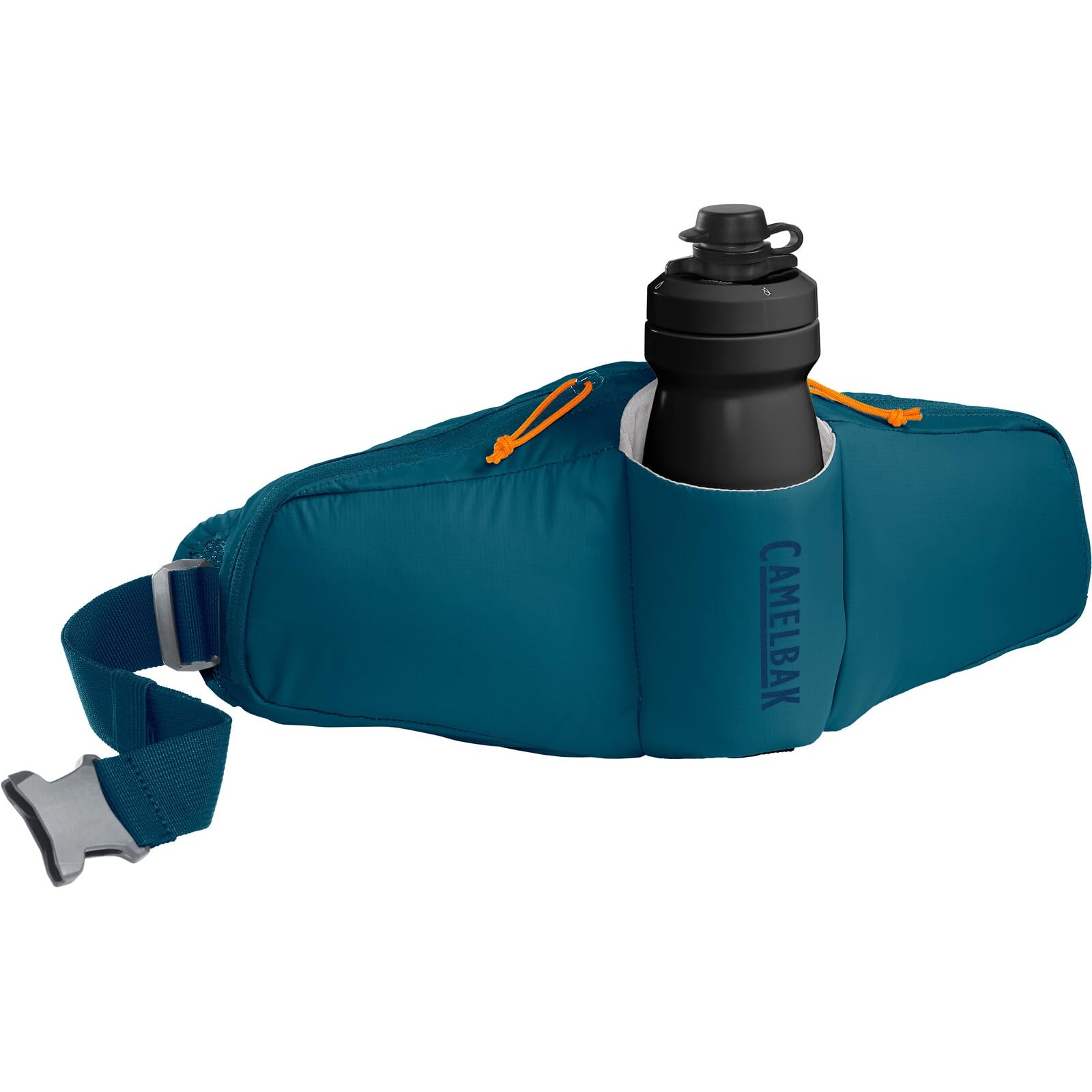 CamelBak Podium Flow 2 saszetka biodrowa do kolarstwa górskiego, kolarstwa żwirowego – zawiera butelkę rowerową z serii 600 ml, kolor niebieski (Marokcan Blue)