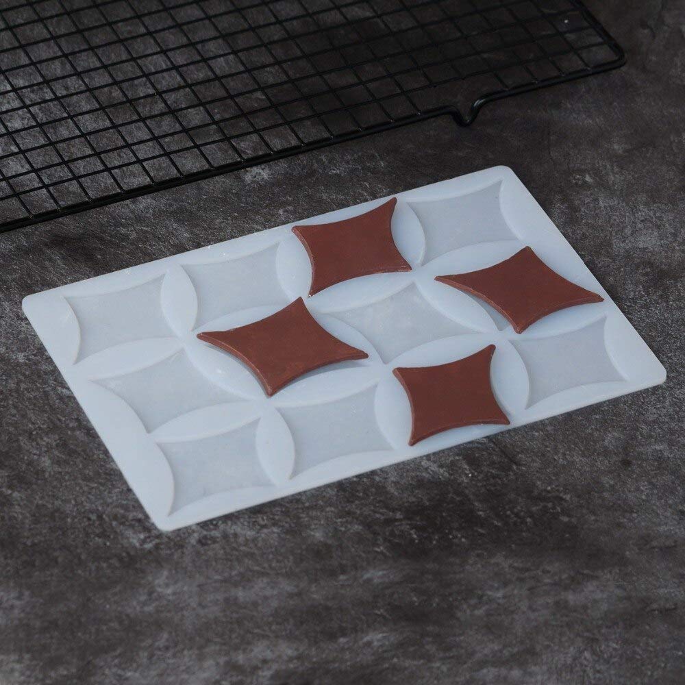 Triangle Cake Mould - Silicone for Chocolate & Fondant -6