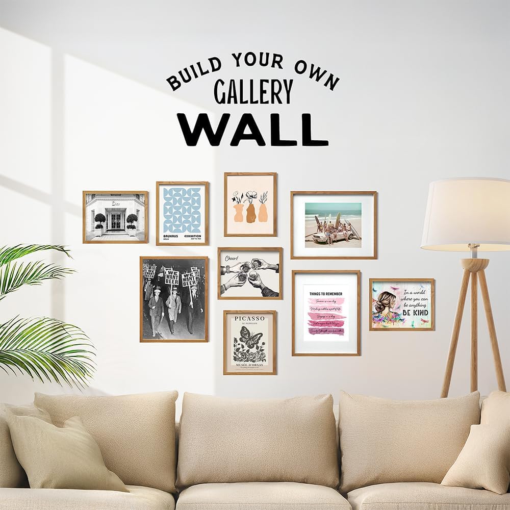 Vintage Prohibition Beer Poster LARGE 11x14 FRAMED - Unique Wall Art Decor for Home, Bar, Cafe - Funny Saying Retro Art Print - Bar Room Decor, Vintage Decorations - Bar Art, Retro Decor, Funny Saying