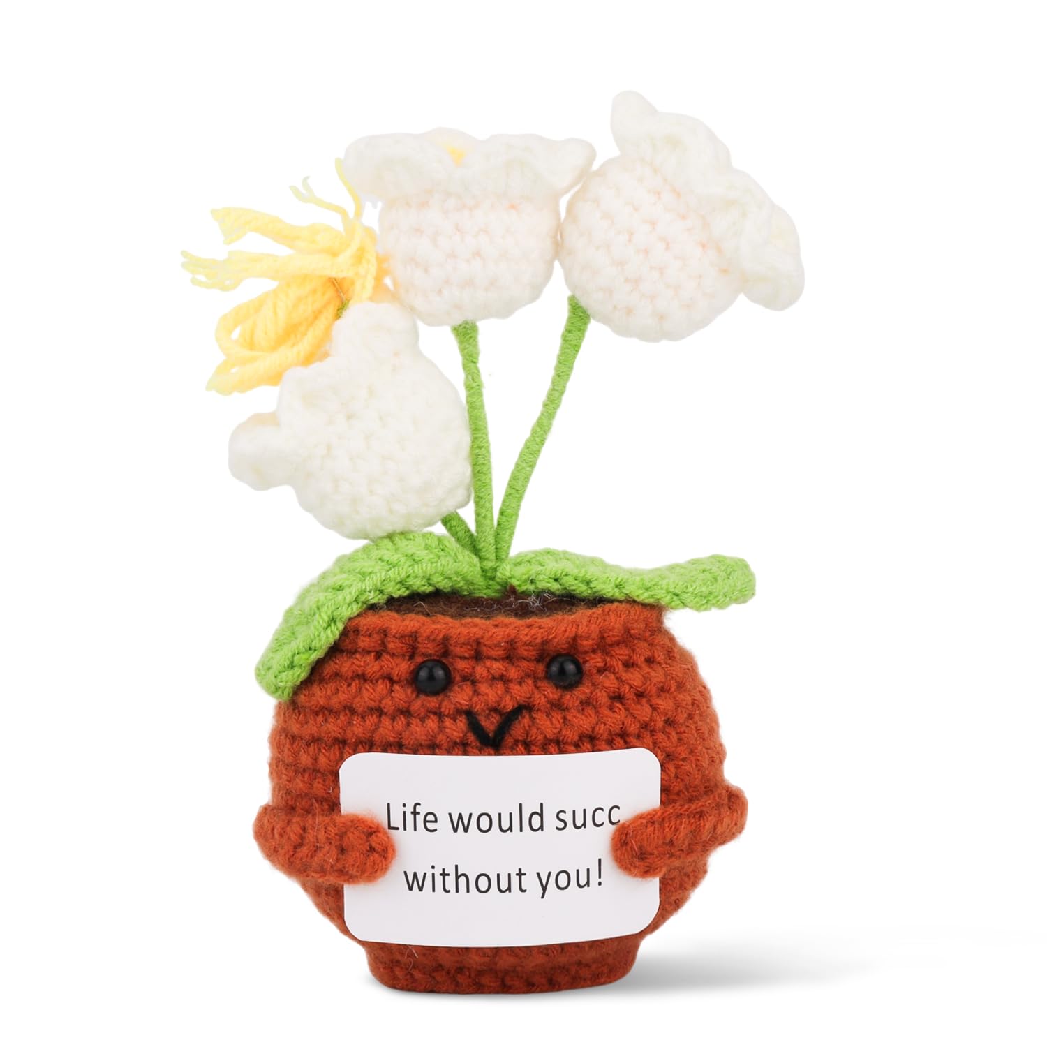 TOYMIS Positive Orchid Crochet Doll