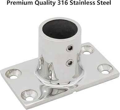 316 Stainless Steel Pipe Fitting Elbow, 1'' Boat Hand Rail Fitting, TTZEZE Heavy Duty 45/60/90 Degree T/Tee Fitting,2-Way/3-Way/4-Way Corner Elbow Pipe Connectors,Marine Hardware Connector Spare Part