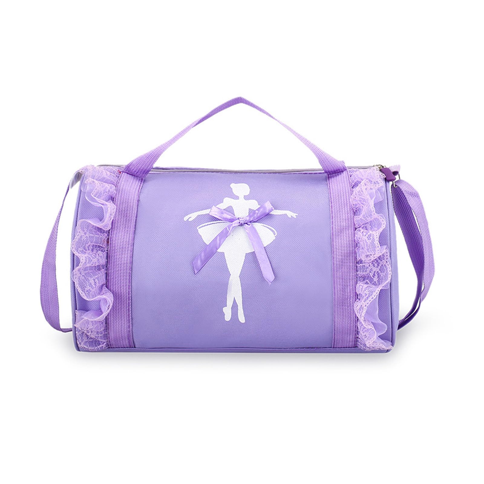 SEHXIM Cute Ballet Dance Backpack Tutu Dress Dance Bag Waterproof Small Duffle Bag Ballet Bags Gym Bag (Purple)