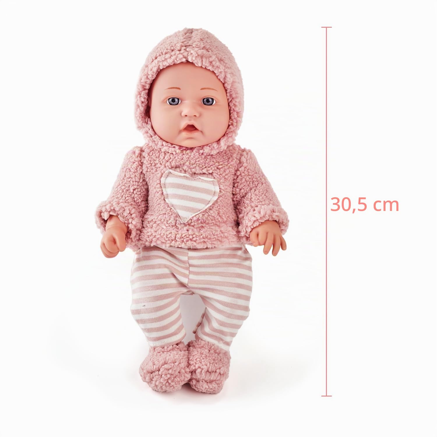 30 cm, Mon Premier Coffret de poupée bébé avec Accessoires et vêtements dans Un Coffret pour Les Filles et Petits Enfants de 3 Ans et Plus.