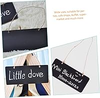 Vista 5 de Pizarra colgante borrable, letreros de mensajes pequeños para cafetería, fiesta, oficina