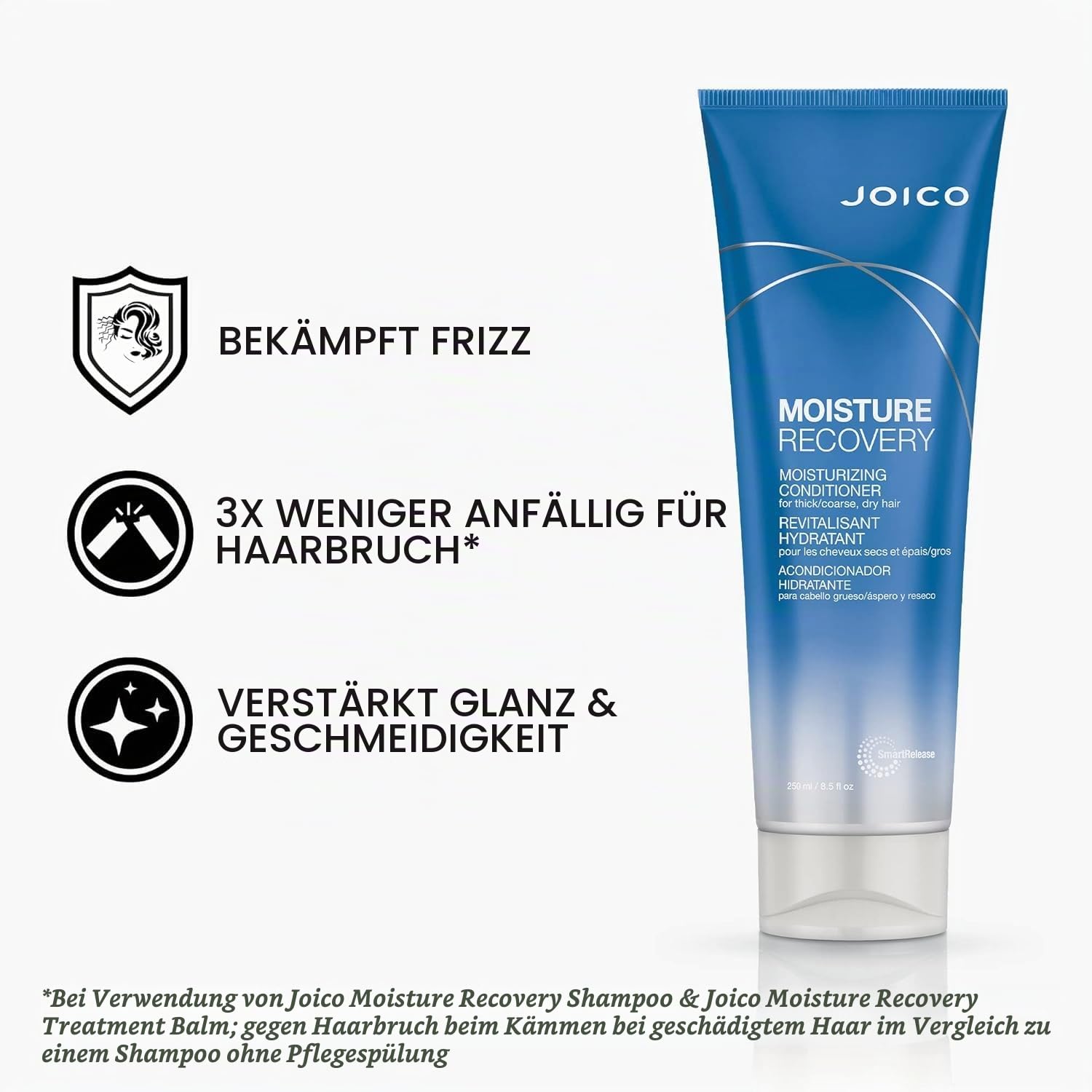 Joico Moisture Recovery Shampoo & Conditioner Pack for Dry Hair 300ml