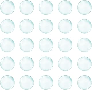 HARFINGTON 250pcs Glass Ball Boiling Stones 10mm Soda Lime Glass Beads for Bottle Shaking Mixing, Clear