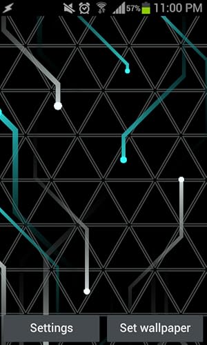 Tron Traces - Live Wallpaper