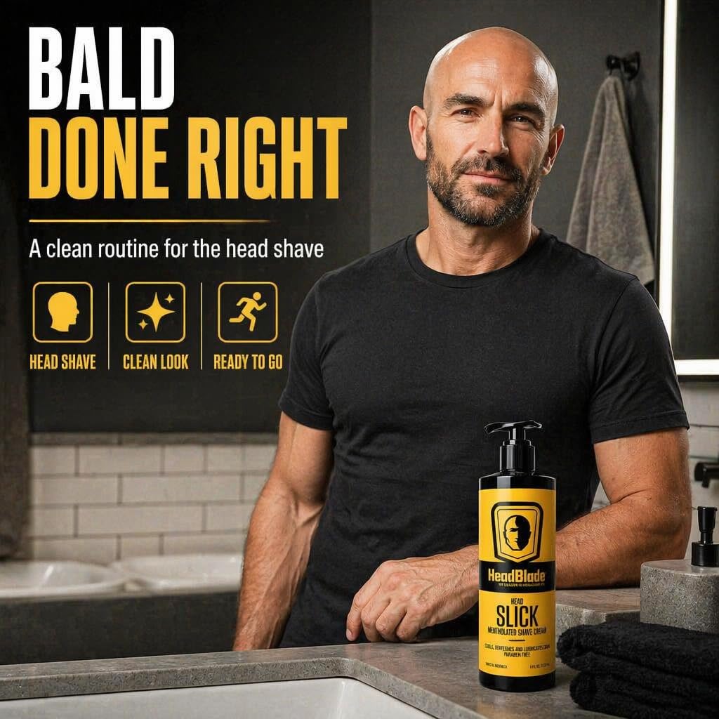 HeadBlade HeadSlick: Smooth Shave for Bald Men -7