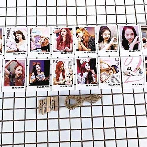 Blackpink 55 Pieces Lomo Photo Cards - BP Born Pink World Tour Album Cards - Mini Postcards - Kpop Photo Card Set, Gift for Fans