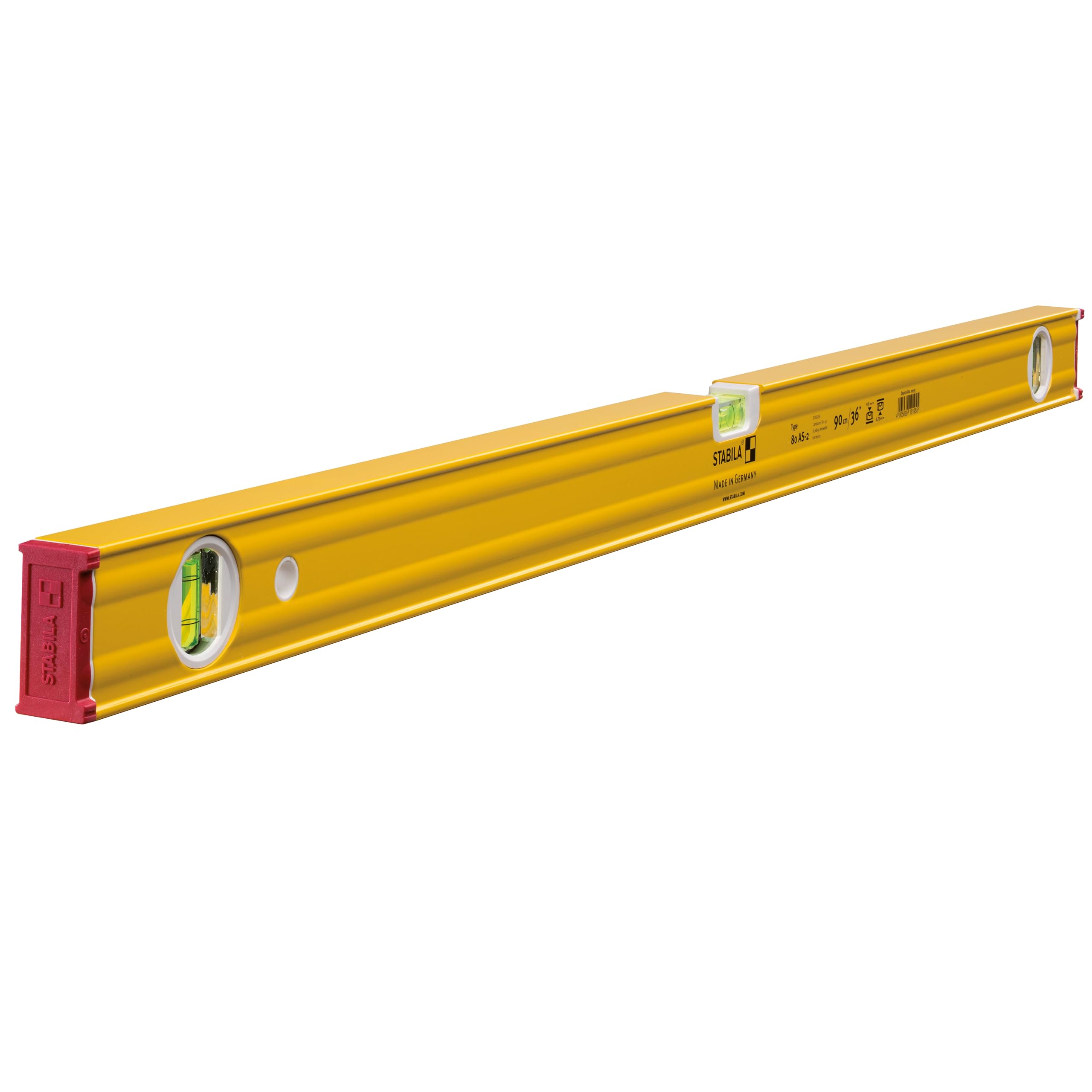 Stabila 80 As-2 3 Vial Spirit Level