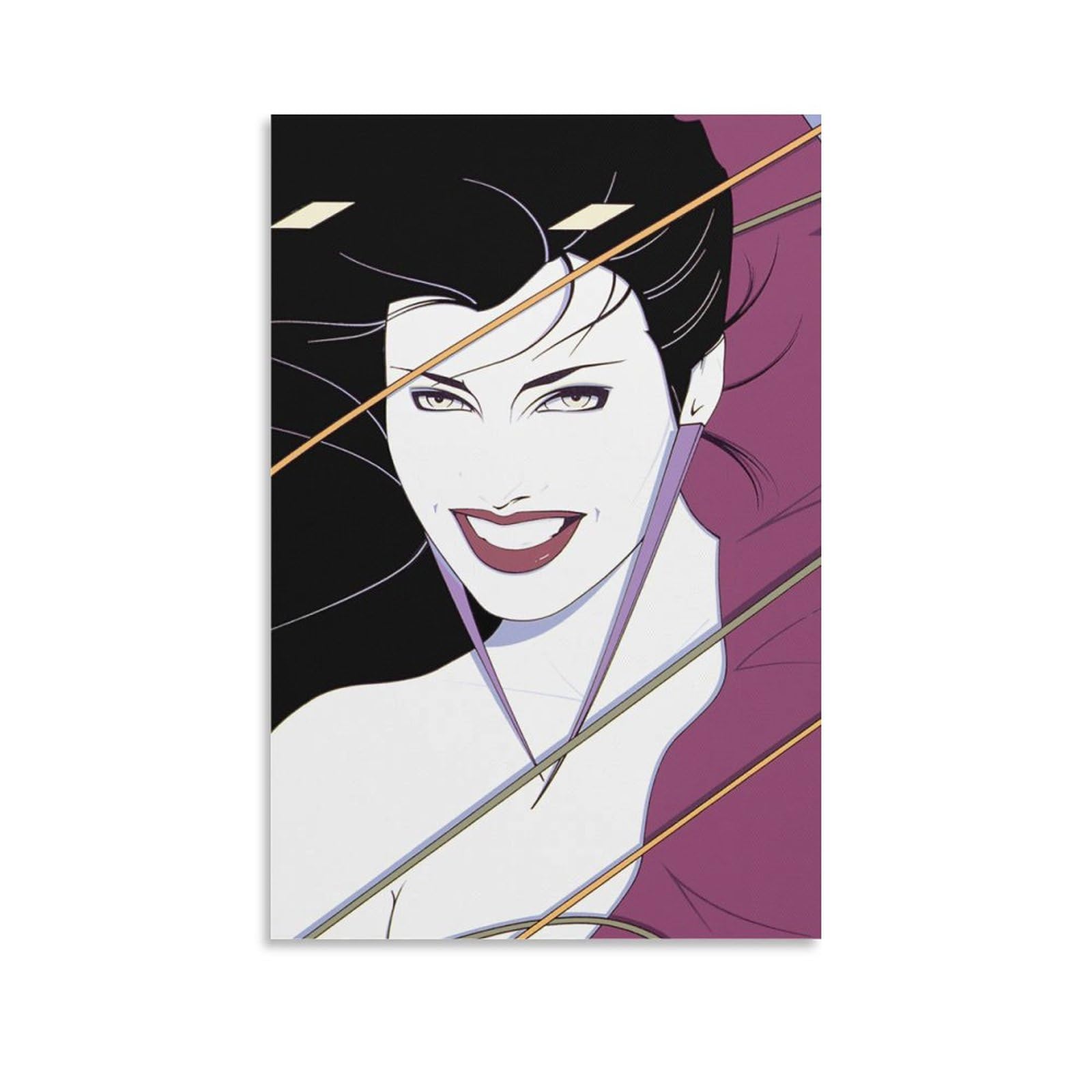 Amazon.com: Patrick Nagel Simple Art Illustration (79) Wall Art