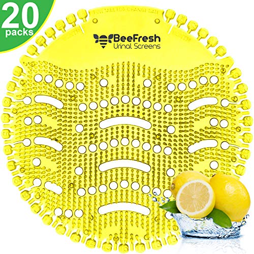 Urinal Screens Deodorizer (20 Pack), Urinal Cake, Anti-Splash & Odor Freshener, Scent Lasts