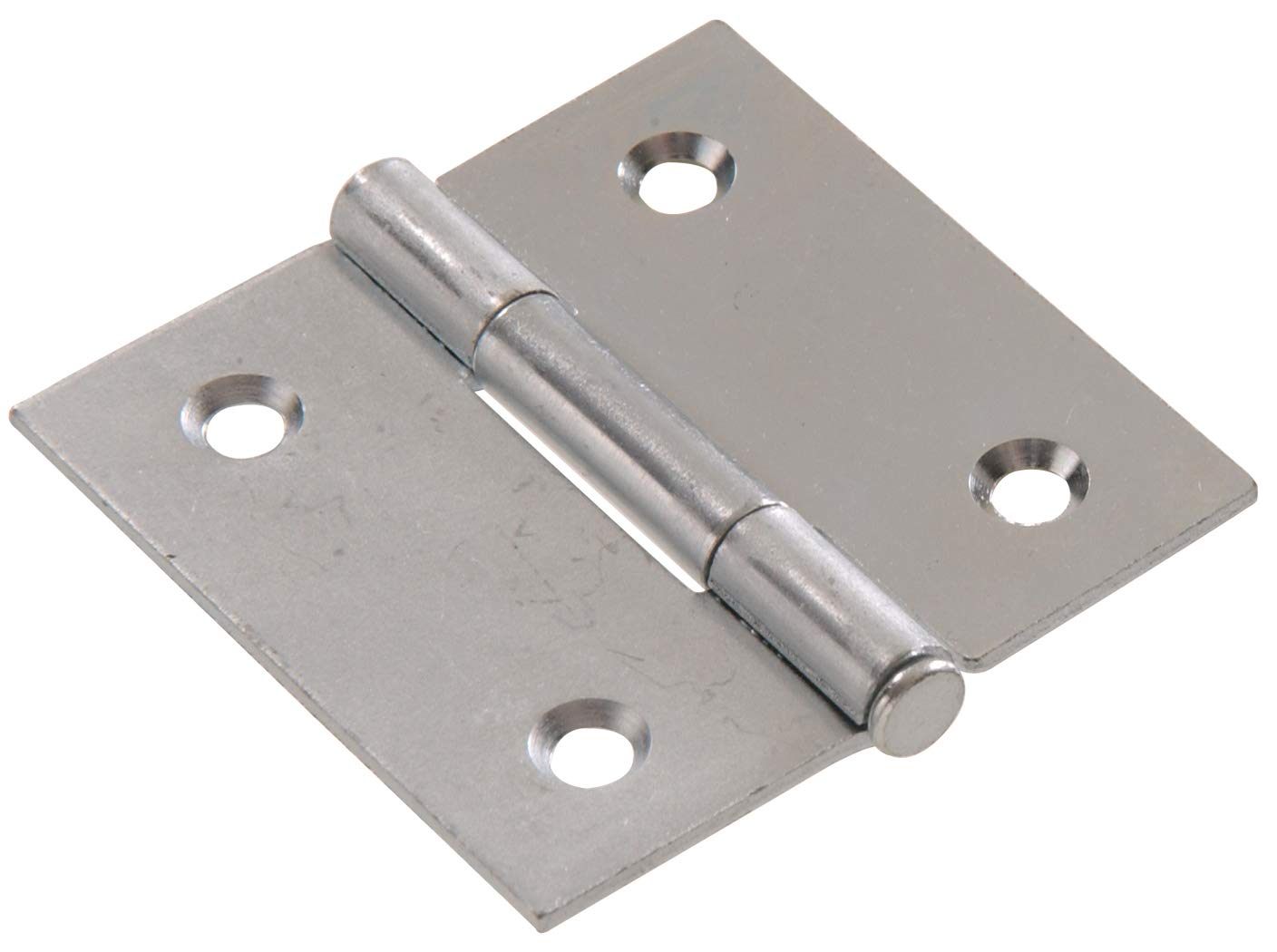 Hillman Hardware Essentials 851740 General Purpose Square Corner Hinges Fixed Pin Zinc-plated 2" - 2 Pack