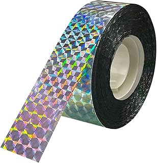 Bird Scare Tape, Bird Repellent Scare Tape, 100M Bird Scare Tape, Bird Repellent Tape, Reflective Bird Deterrent, Bird Deterrents for Gardens, Bird Deterrent Products Keep Away Pigeons, Ducks, Crows