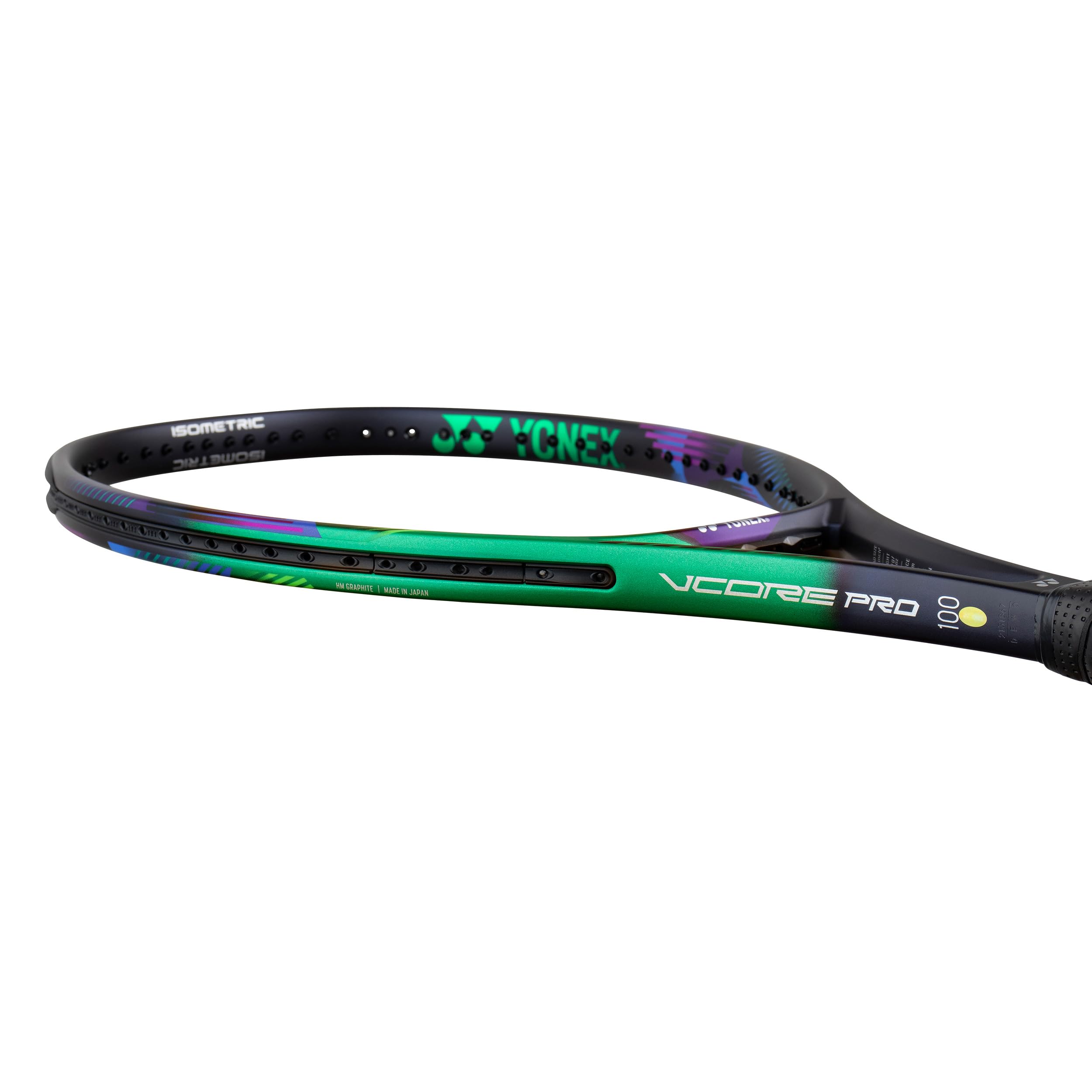 Buy Yonex Vcore Pro 100 Graphite Tennis Racquet (Green Purple,300g