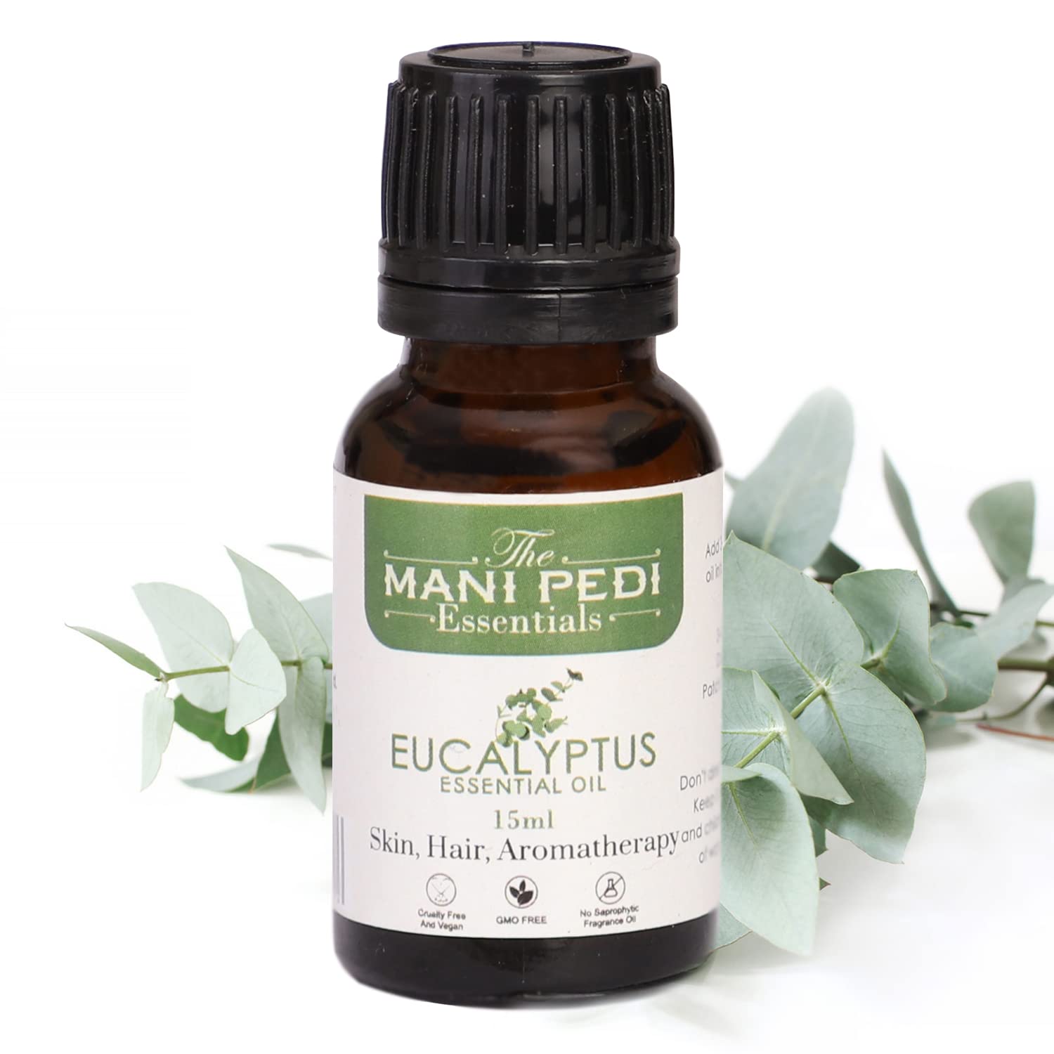 THE MANI PEDI ESSENTIALS Eucalyptus Essential Oil pure & Natural for Helps Breathe Easier and Boost Your Immune System Naturally - 15ml